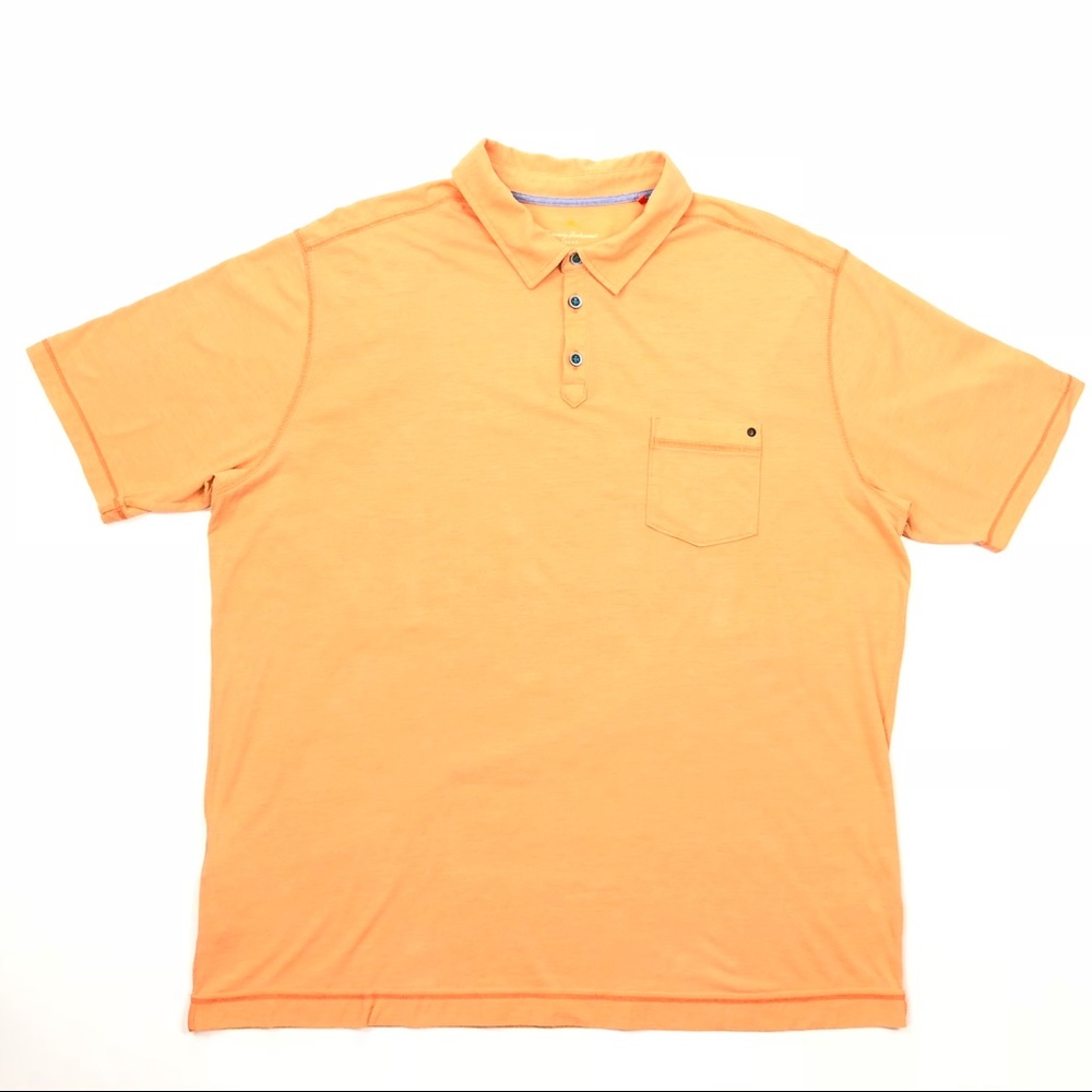 Tommy Bahama Classic Polo Organge Shirt XL/TG